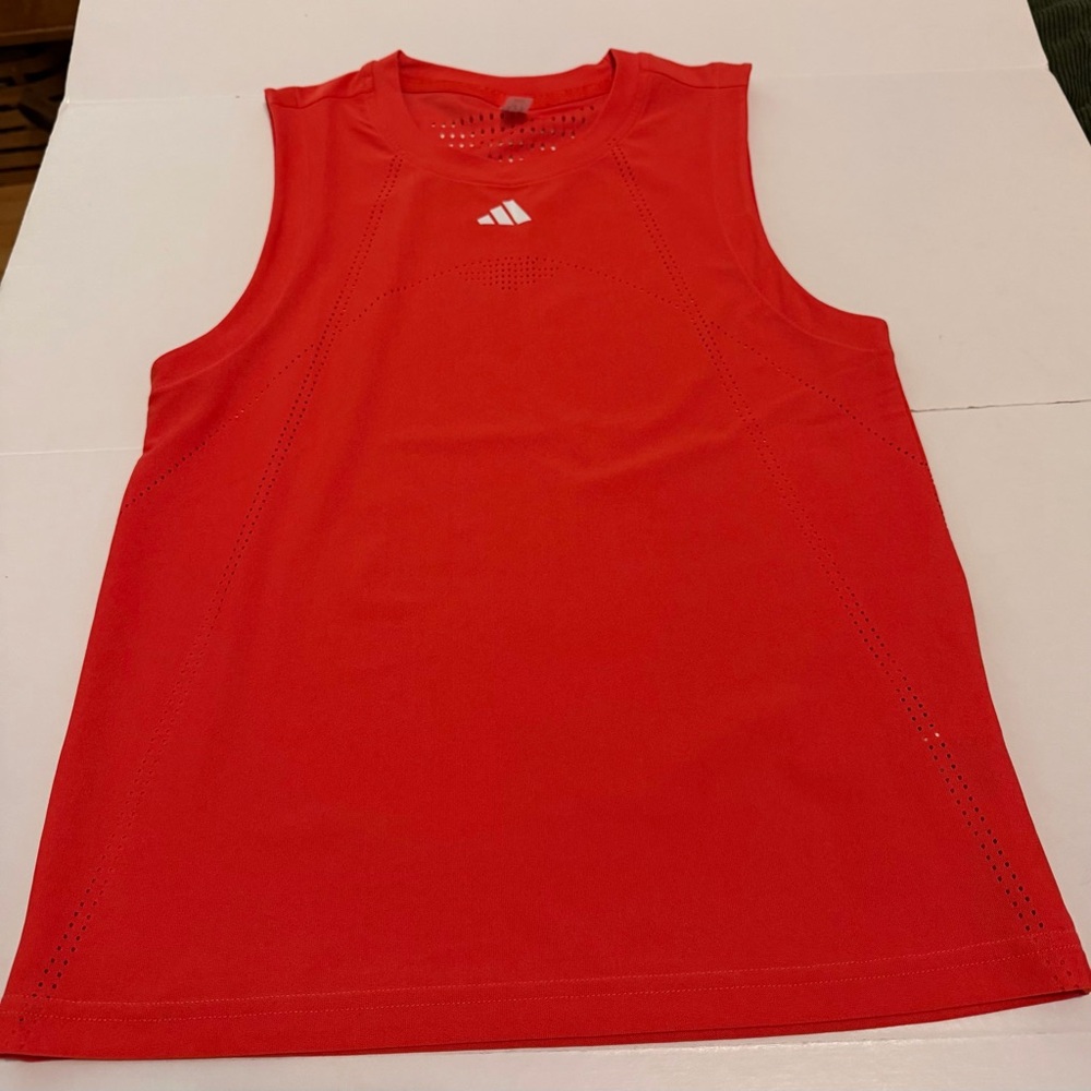 NEW Adidas red tank sz S